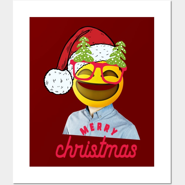 Funny Christmas man Wall Art by O.M design